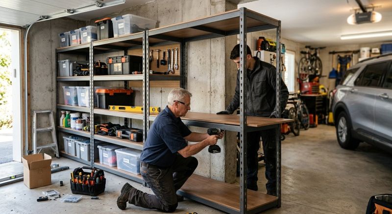 Garage Shelves Installation in Loudoun County, VA