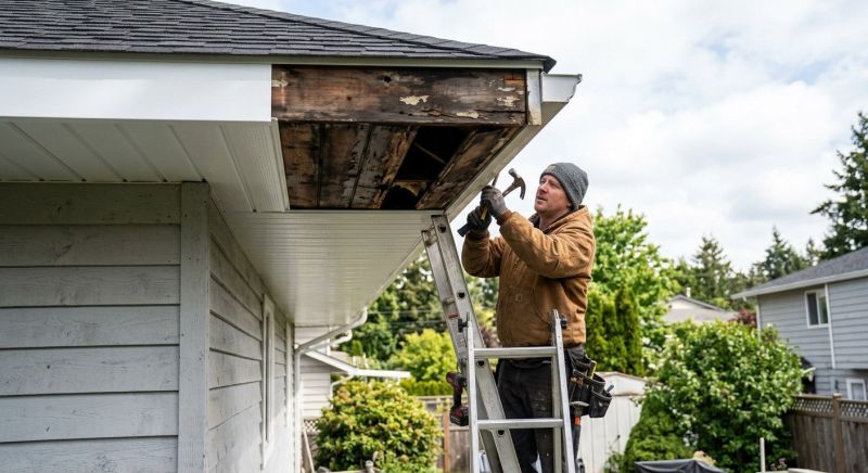 Soffit Damage Repair in Olathe, KS