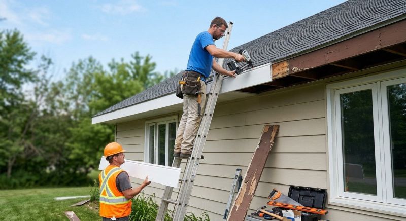 Aluminum Fascia Replacement in Alpharetta, GA