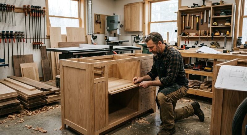 Custom Vanity Installation in Dayton, OH