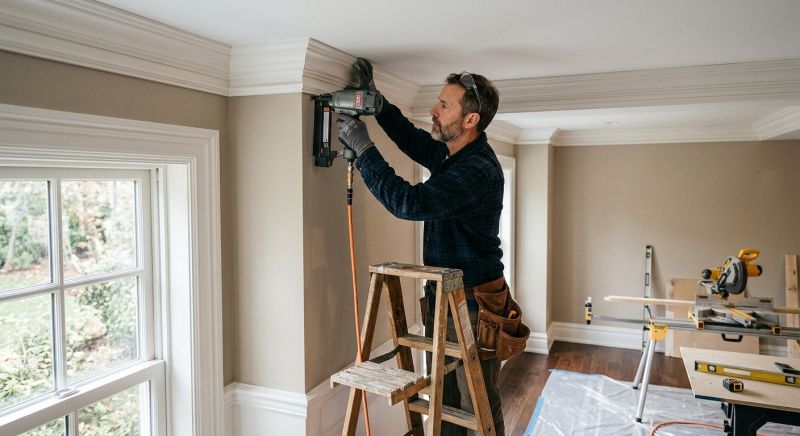 Custom Wood Trim Installation in Kansas City, KS