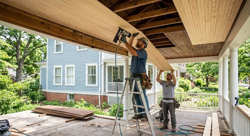 Deck Ceiling Installation in Alpharetta, GA