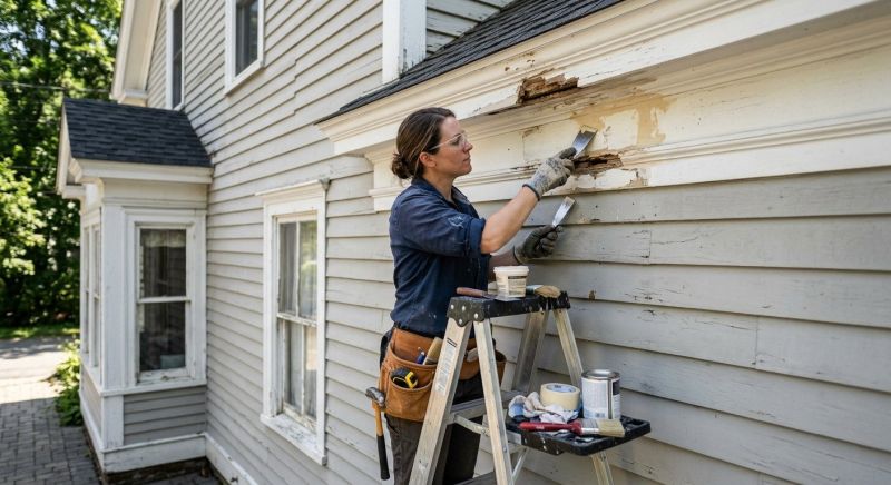 Exterior Door Trim Repair in Conroe, TX