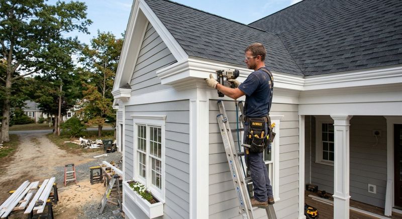 Exterior Trim Work in Conroe, TX