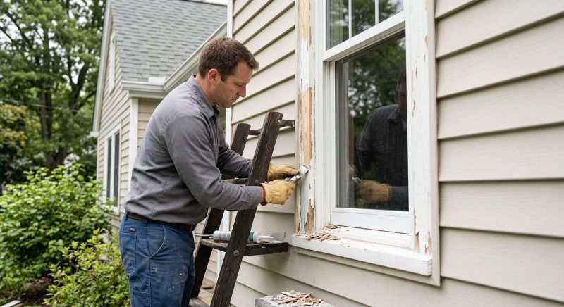 Exterior Window Molding Repair in Conroe, TX