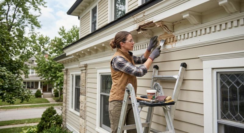 Exterior Window Molding Repair in Overland Park, KS