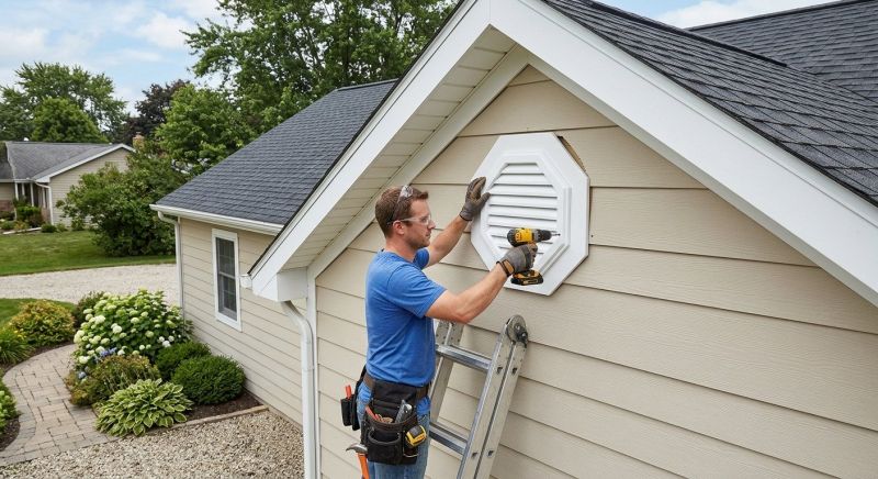 Gable Vent Installation in Olathe, KS