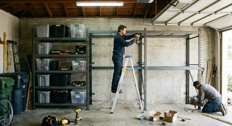 Garage Tool Rack Installation in Rockville, MD