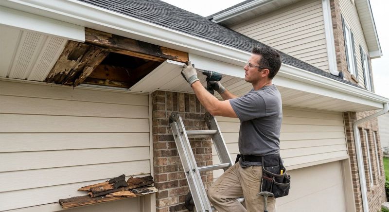 Metal Soffit Repair in Alpharetta, GA
