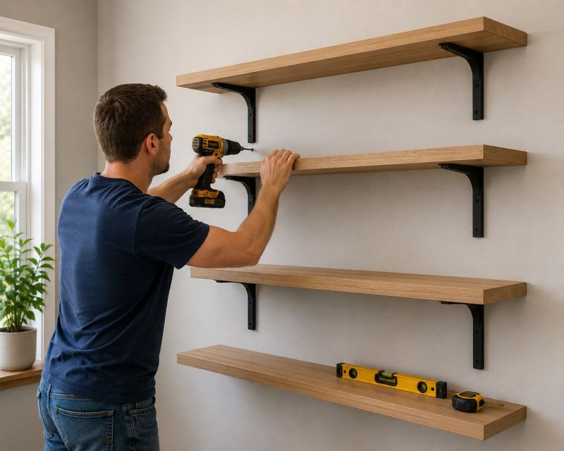 Overhead Shelving Installation in Raleigh, NC